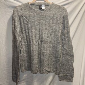 Divided Gray Crewneck Sweater